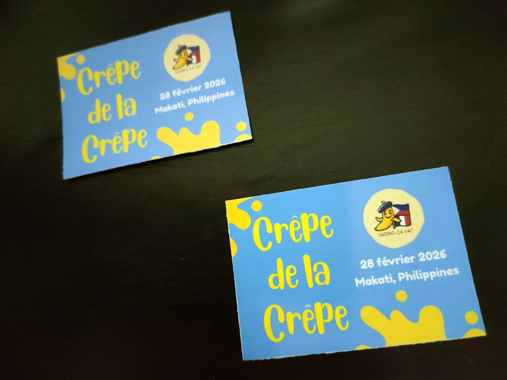 Cartes souvenir d’une rencontre Saging Ça Va ?