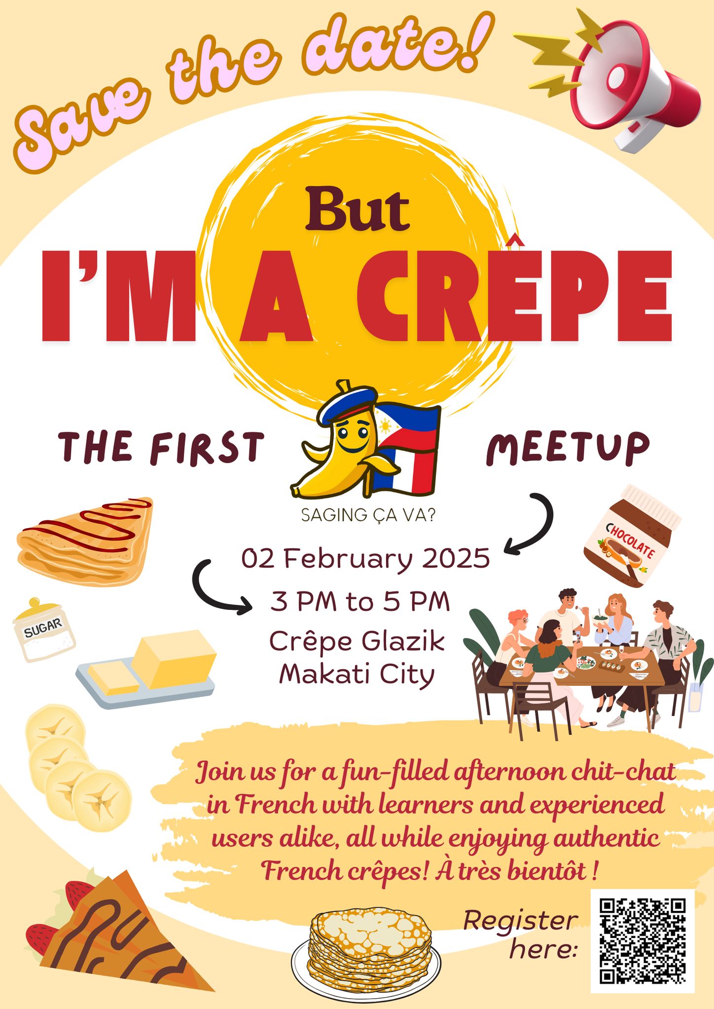 But I'M A CRÊPE Poster