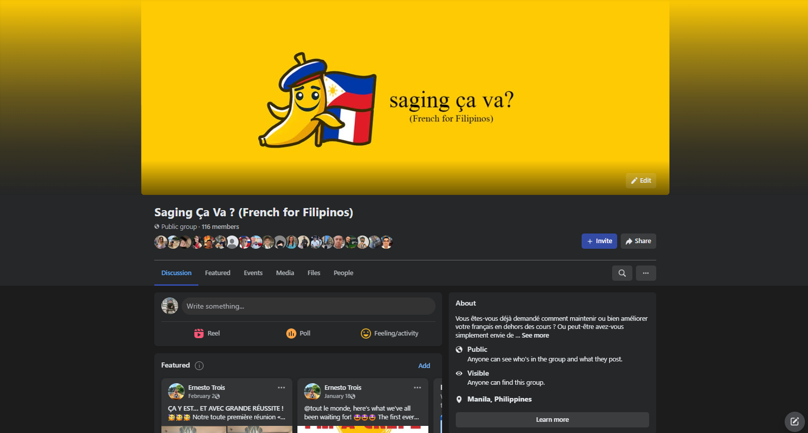Saging Ca Va group screenshot
