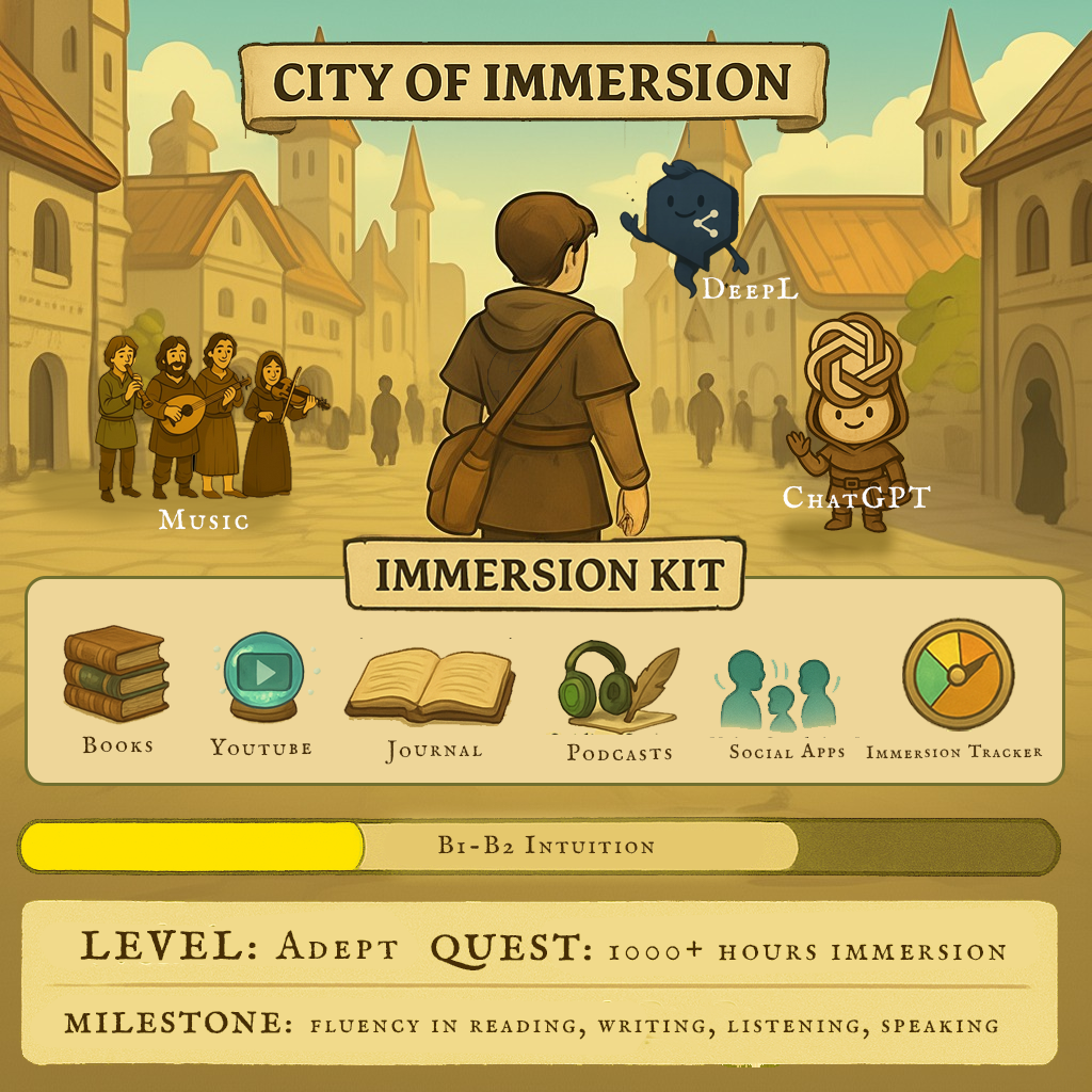 City of Immersion - Bustling with Language
